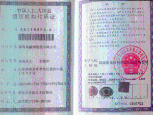 组织机构代码证