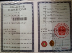 组织机构代码证